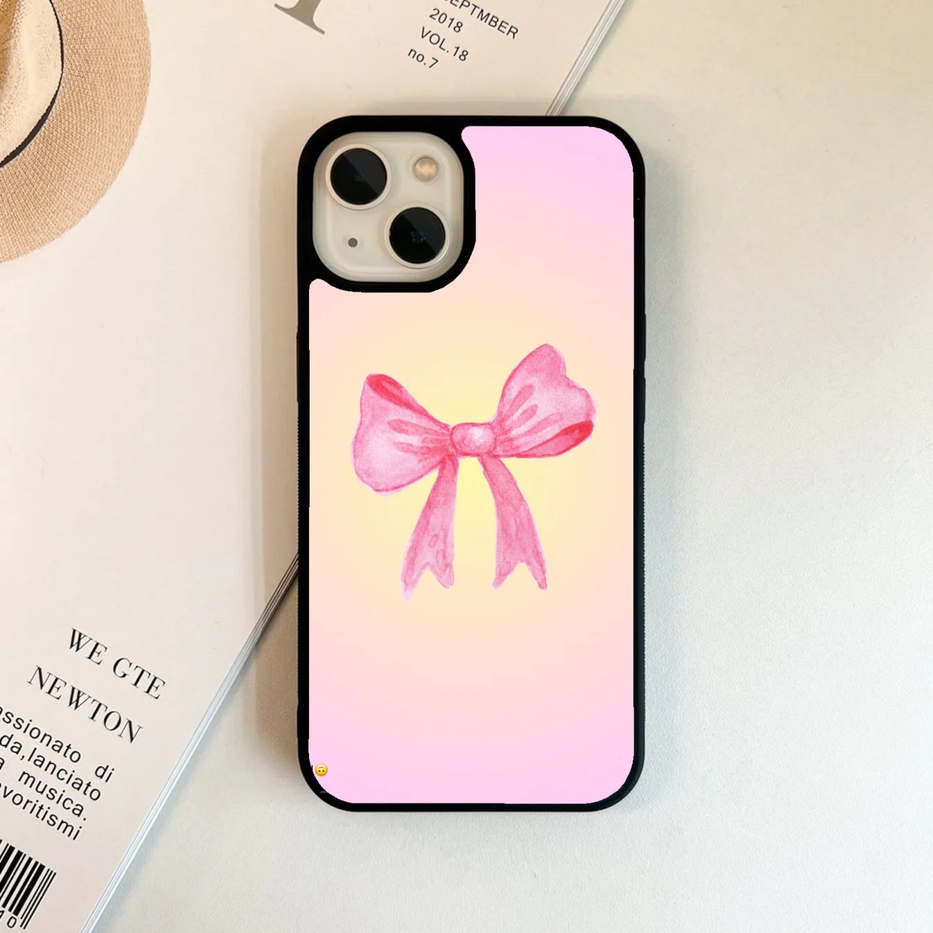 Pink pastel bow