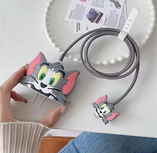 Tom iphone cable charger protector