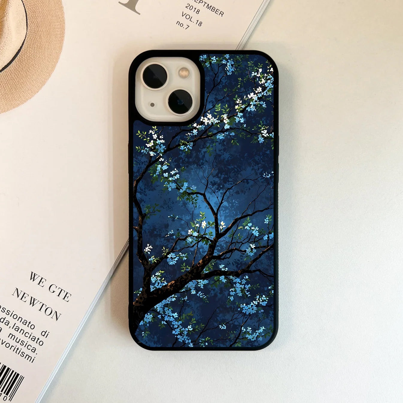 Blue tree bloom