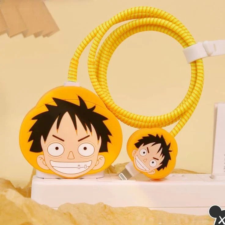 One piece iphone cable charger protector