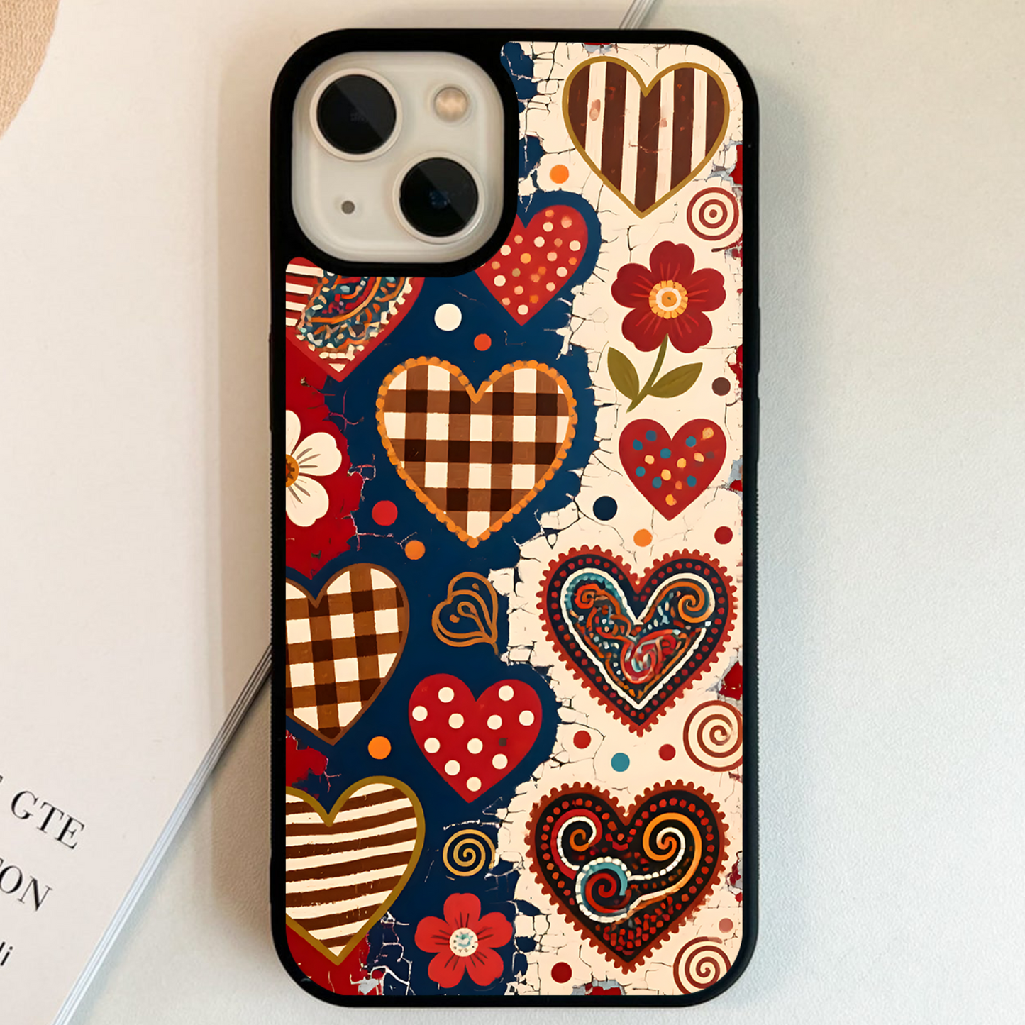 Collage in the hearts