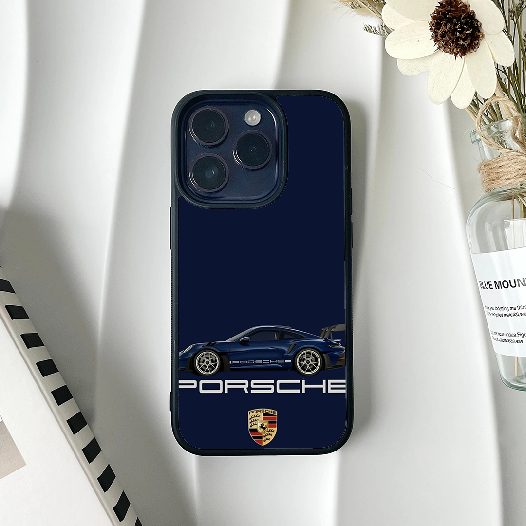 Deep blue porche