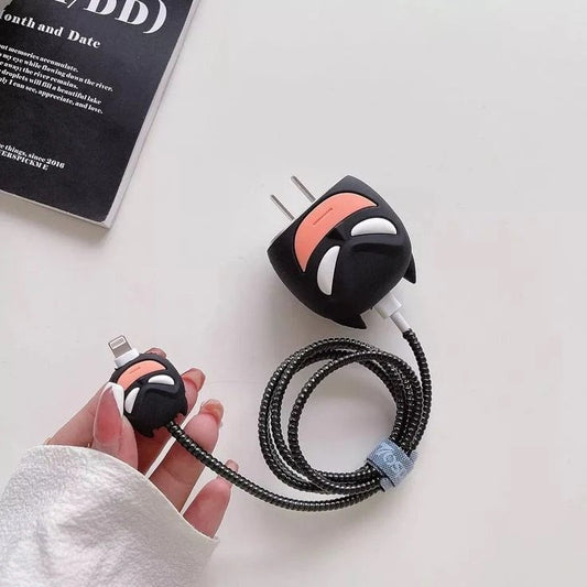 Batman cute  iphone cable charge protector case