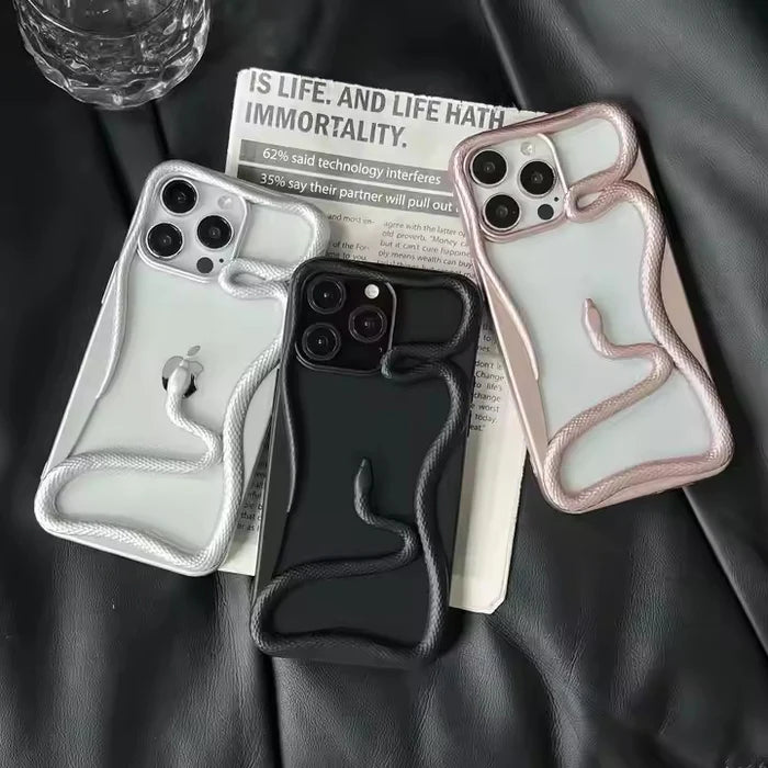 Snake Designer 3d Bumper Phone Case For iPhone