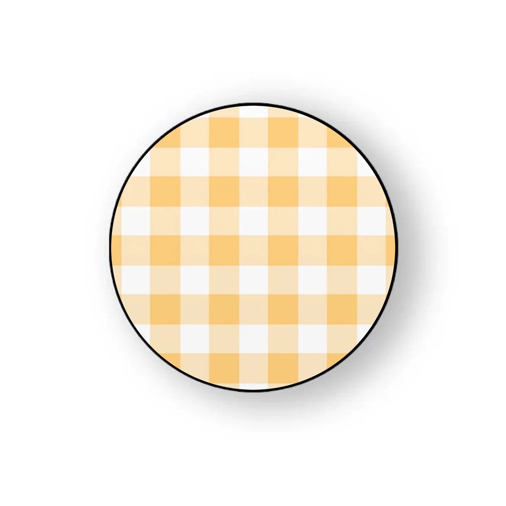 Yellow Grid Pop Grippers
