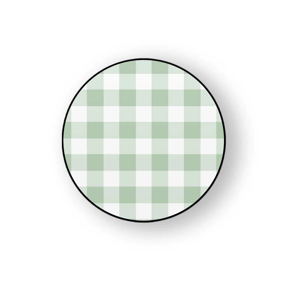 Green Grid Pop Grippers