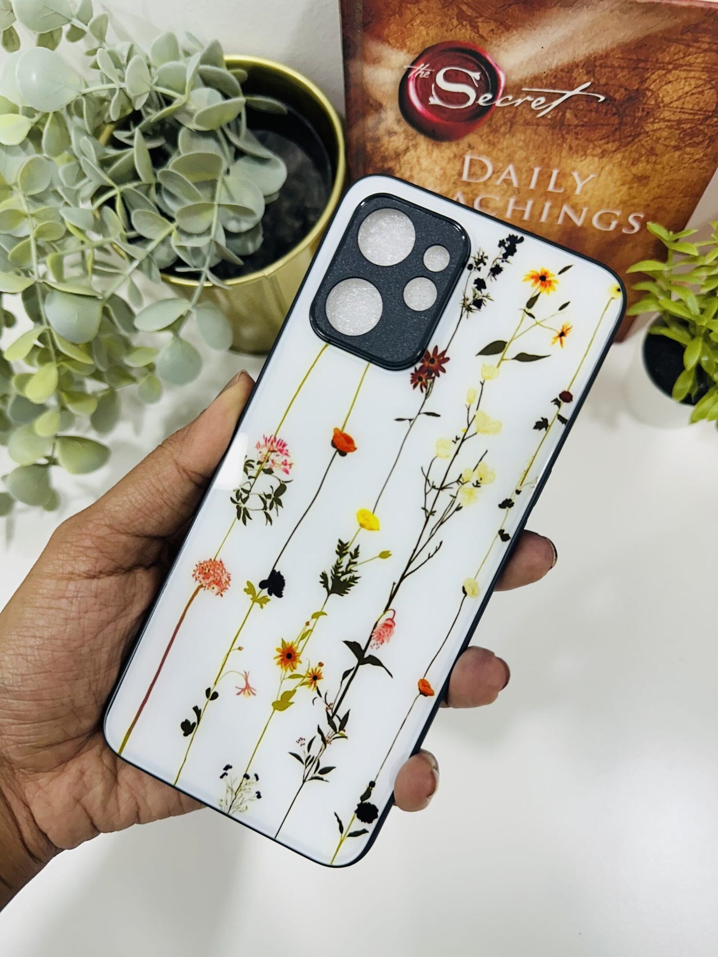 Flower wines designer case
