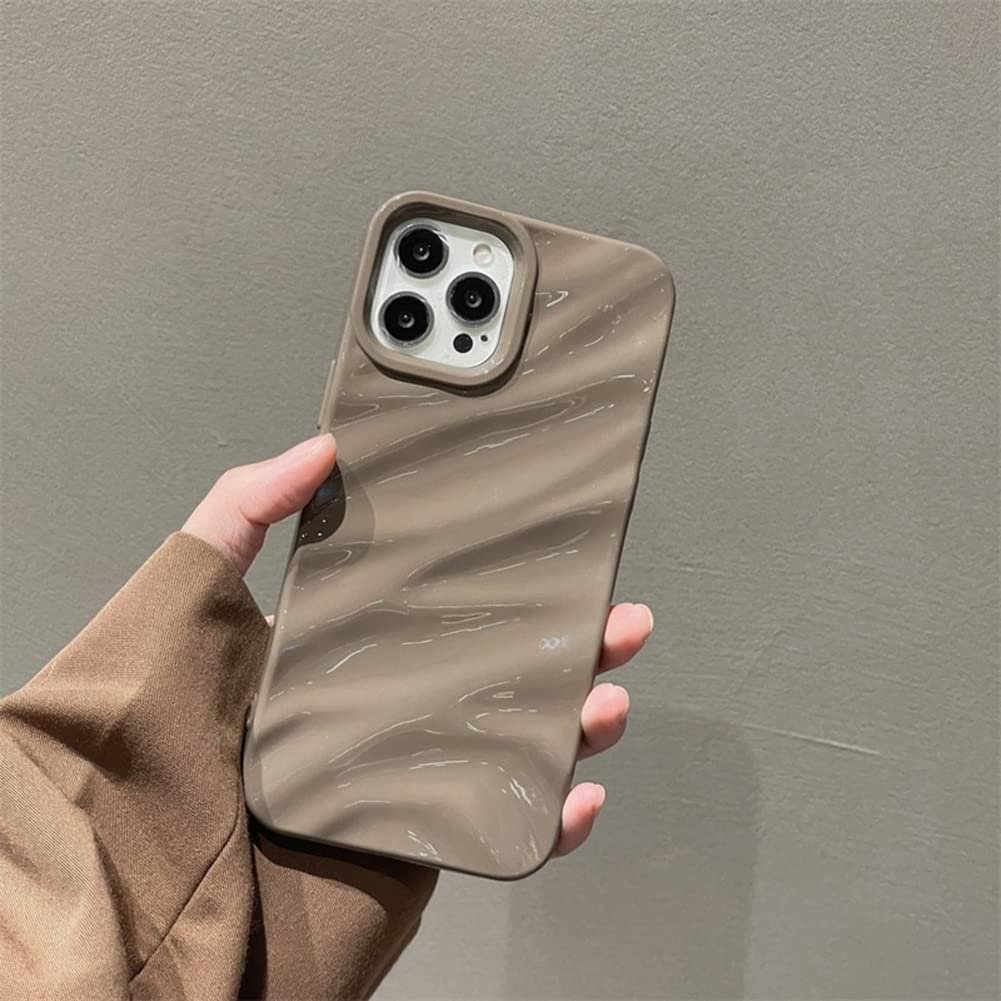 mocha coffee wavy 3d case