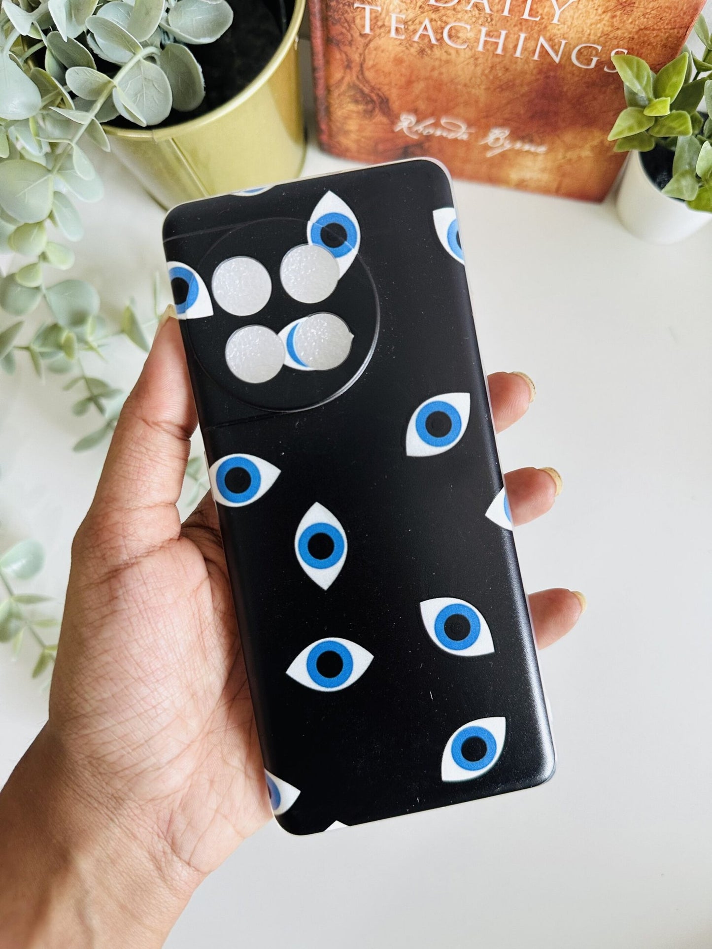 Evil eye blue case