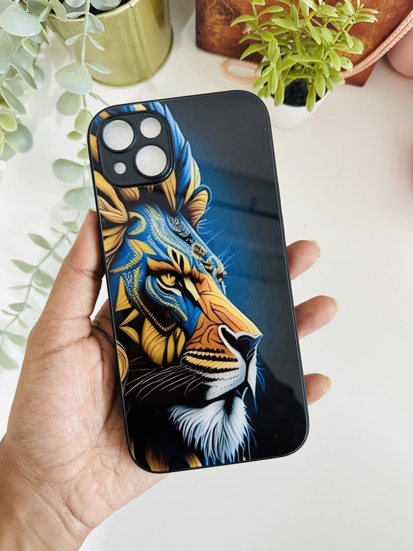 Fearless lion designer case