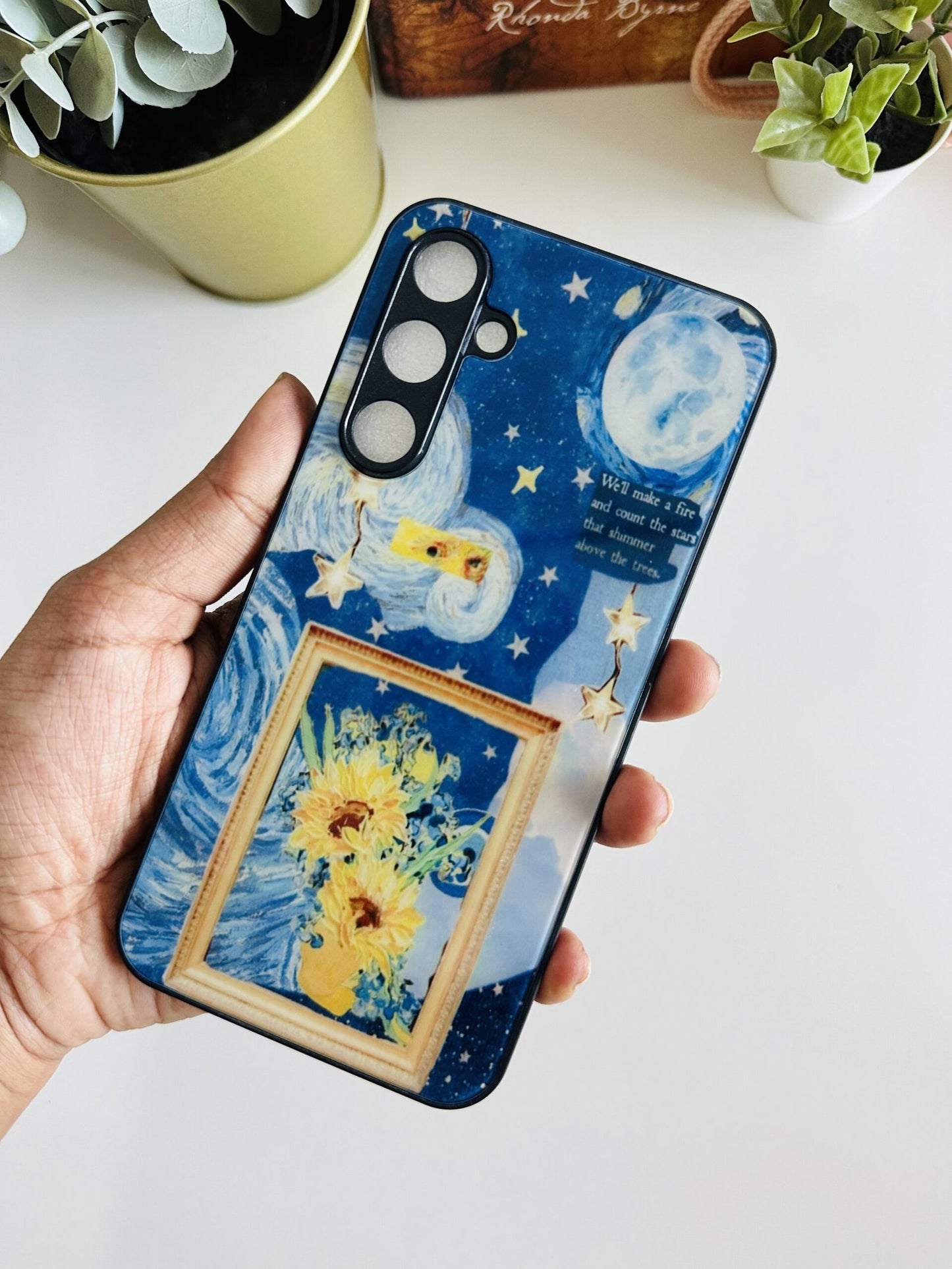 Van goh + sunflower designer case