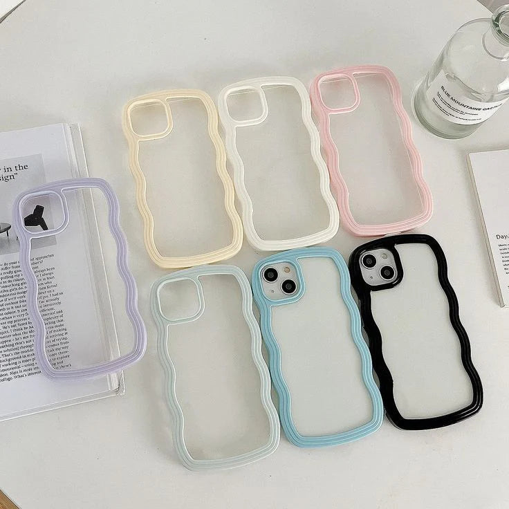 Wavy candy curve iphone case
