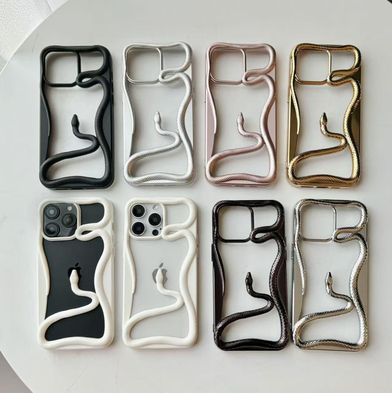 Snake Designer 3d Bumper Phone Case For iPhone