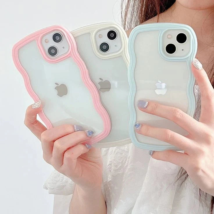 Wavy candy curve iphone case