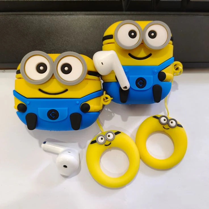 Minion 2 eye cute Airpod case