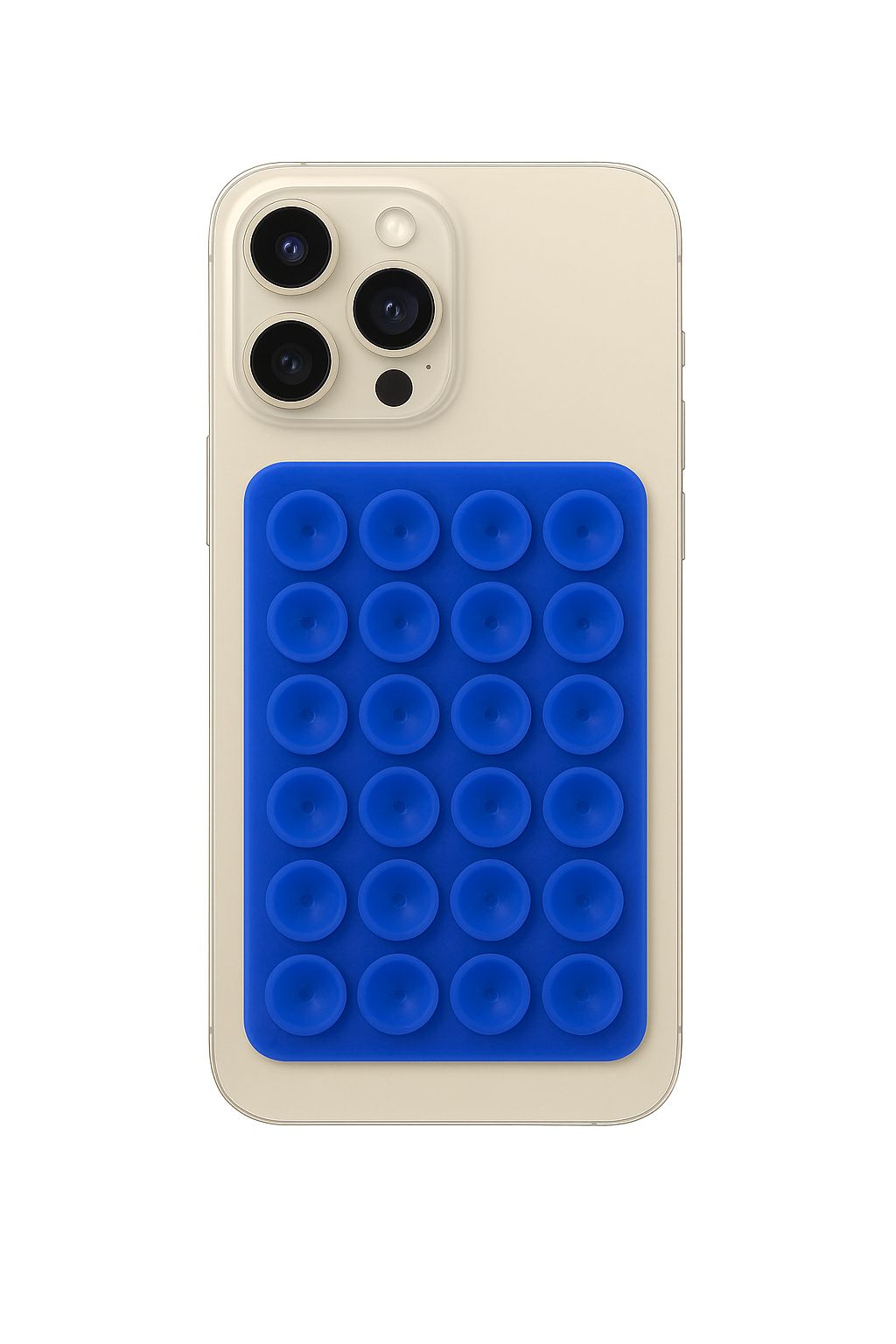 Silicon suction phone case mount