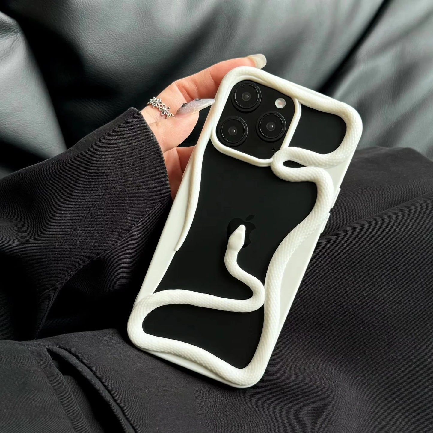 Snake Designer 3d Bumper Phone Case For iPhone