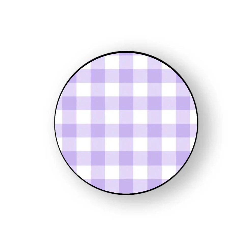 Lavender Grid Pop Grippers