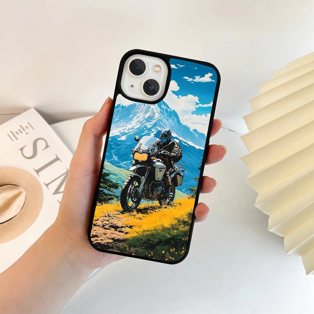 Mountains And Biker Case