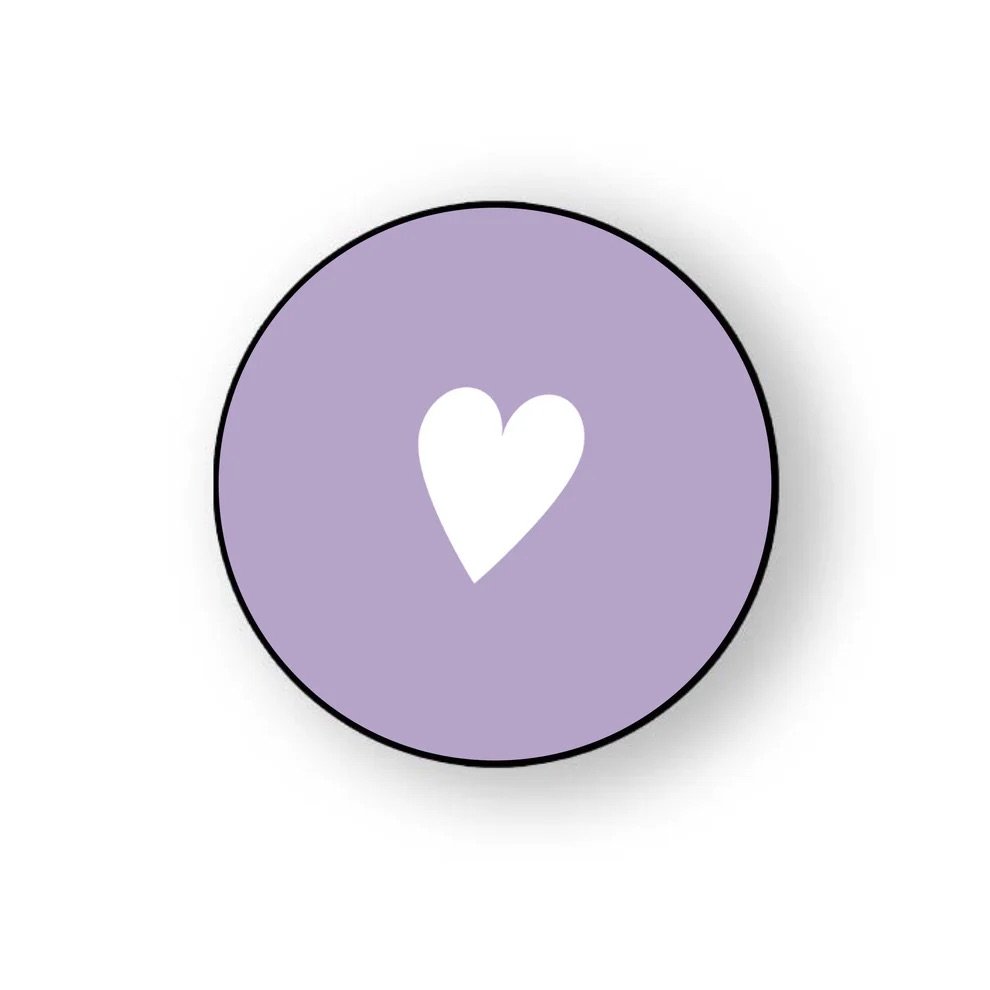 Purple Heart Pop Grippers