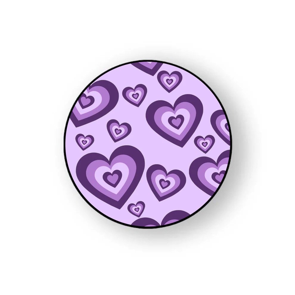 Purple Hearts Pop Grippers