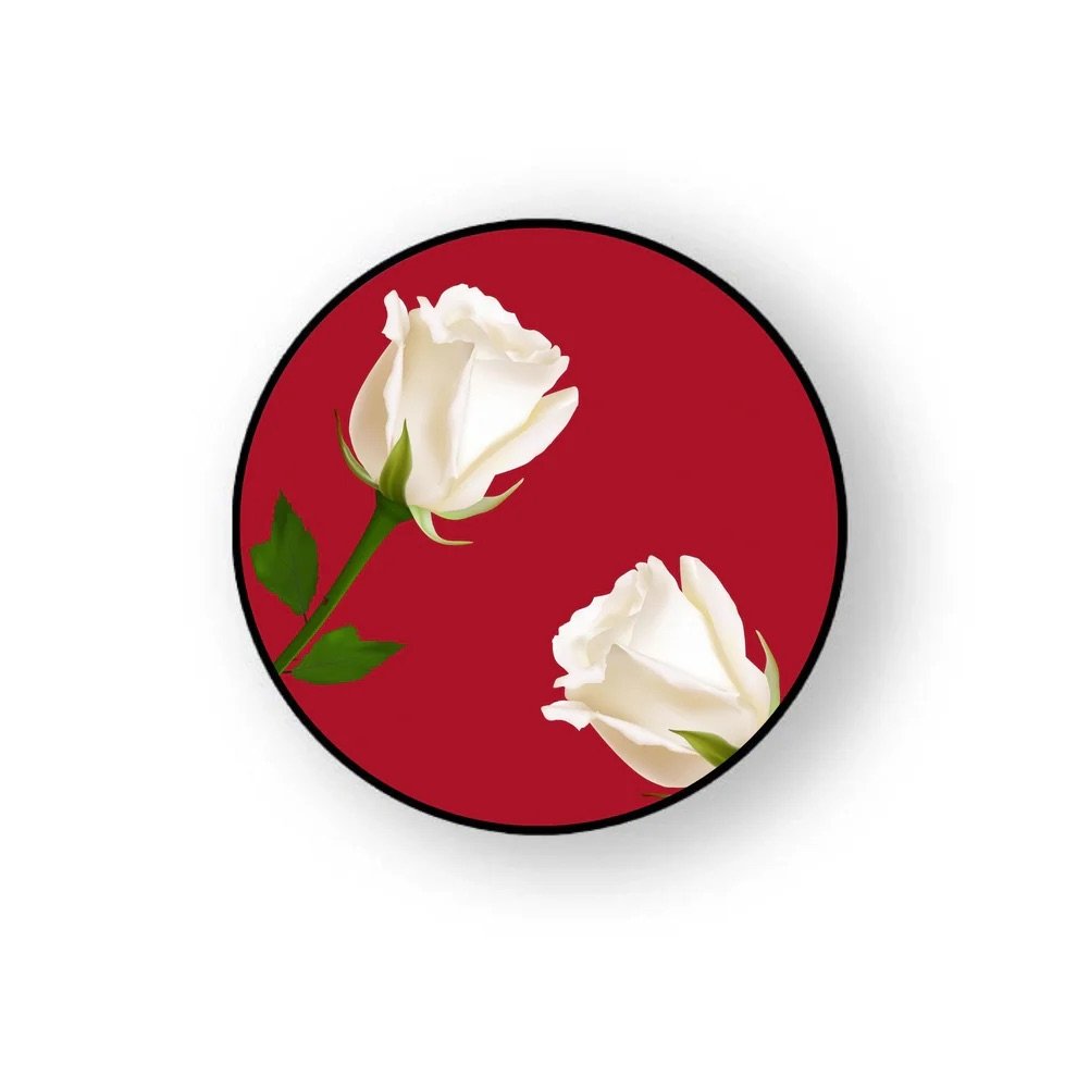 White Rose Pop Grippers