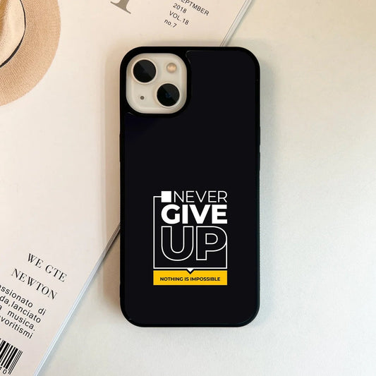 Never give up