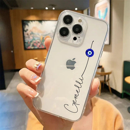 Custom name evil eye case
