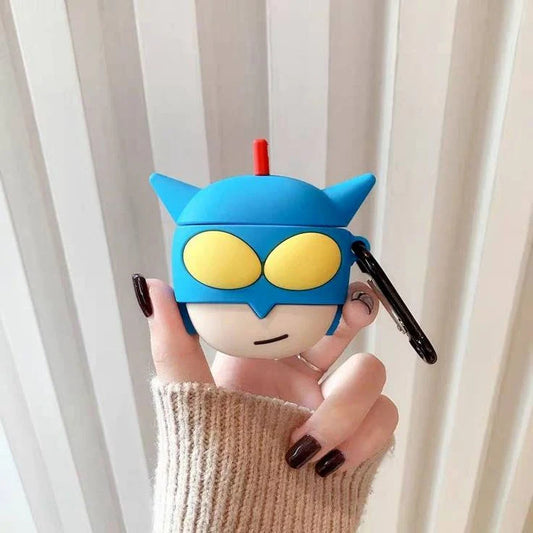 Blue man Airpod case