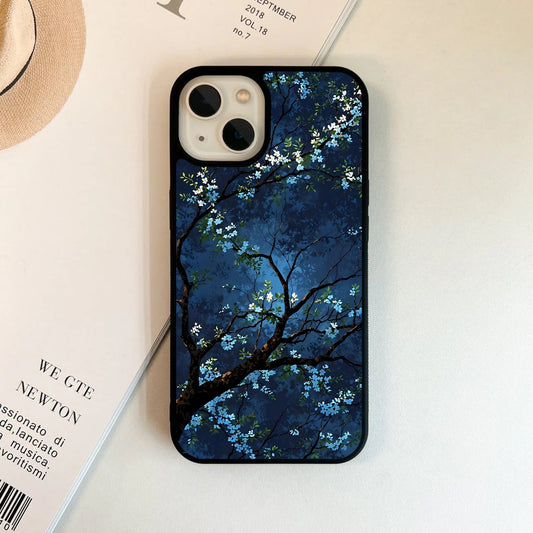 Blue tree bloom