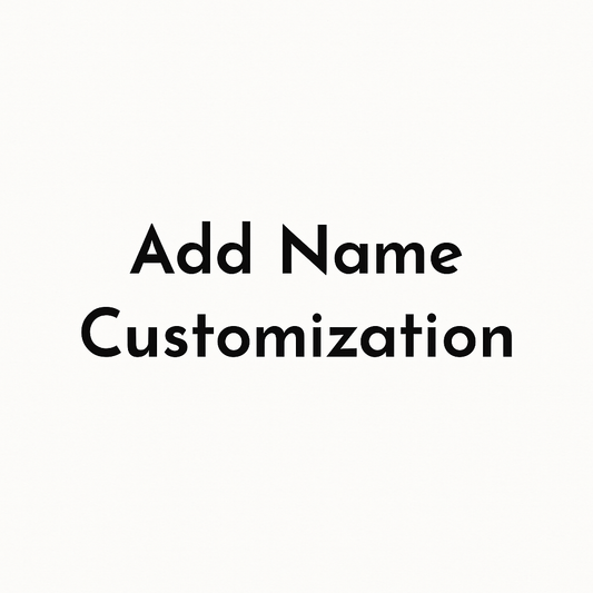 Add Name Customization