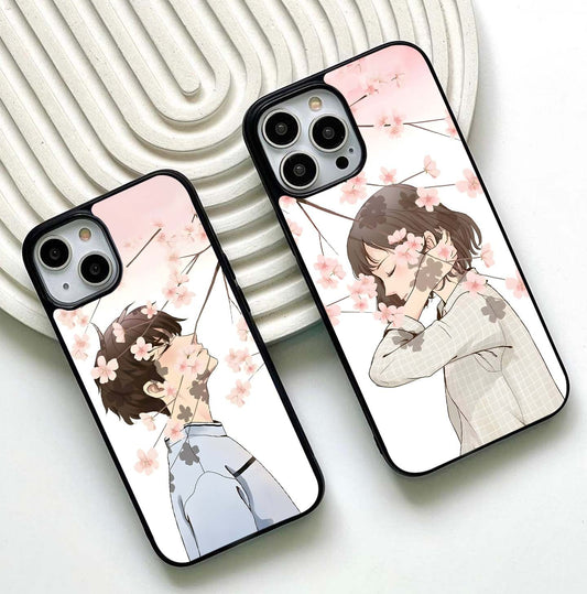 Cherry blossom couple