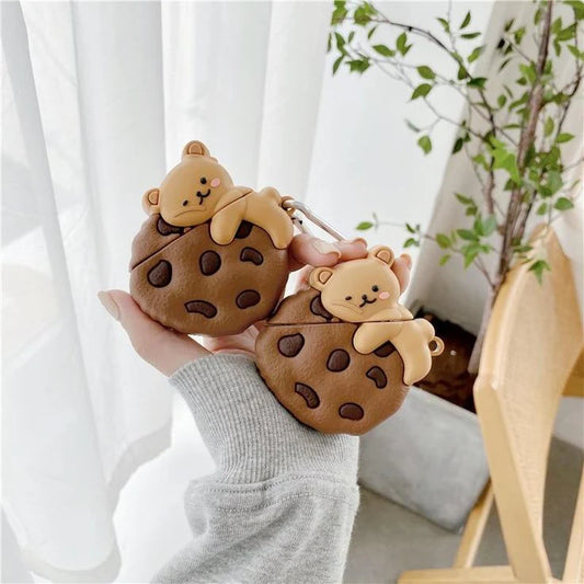 Cookie bear cute Airpod case