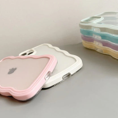 Wavy candy curve iphone case
