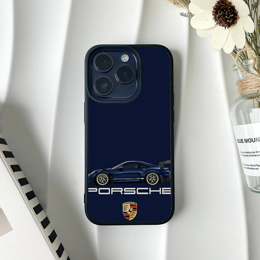 Deep blue porche