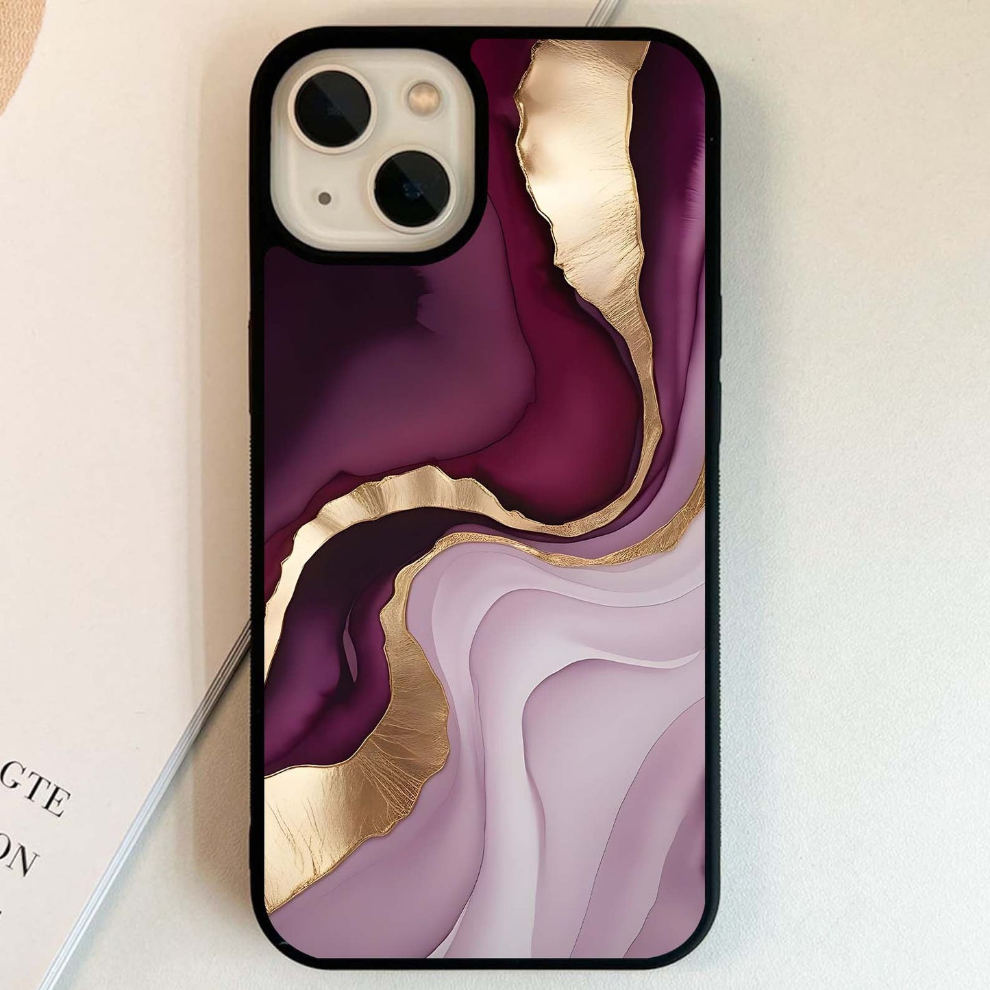 Fold of purple