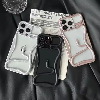 Snake Designer 3d Bumper Phone Case For iPhone