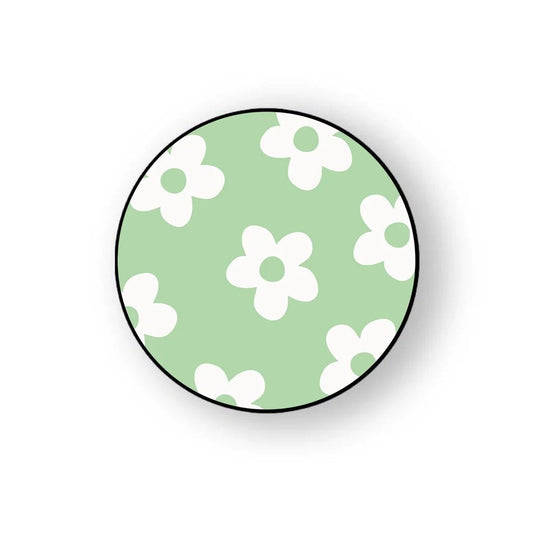 Green Flower Pop Grippers
