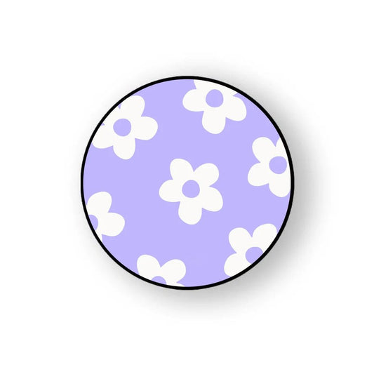 Purple Flowers Pop Grippers