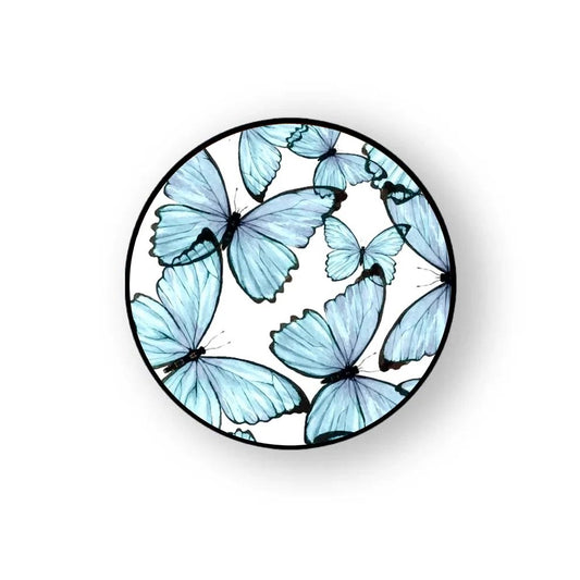 Blue Blue Butterfly Pop Grippers
