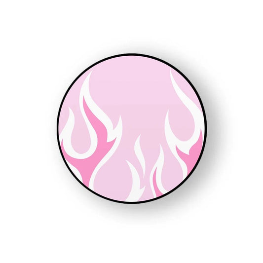 Pink Flames Pop Grippers
