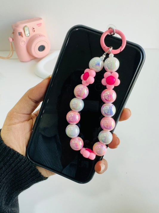Pink flower kawaii phone/bag charm