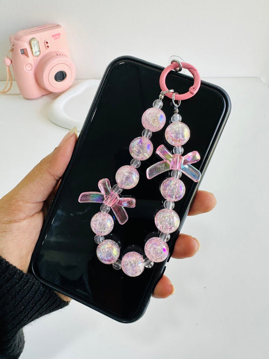 pink bow kawaii phone/bag charm