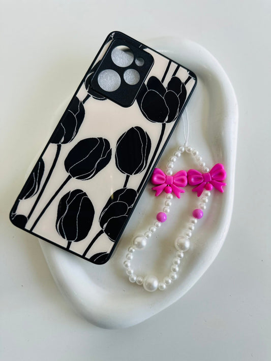 Pink bow charms