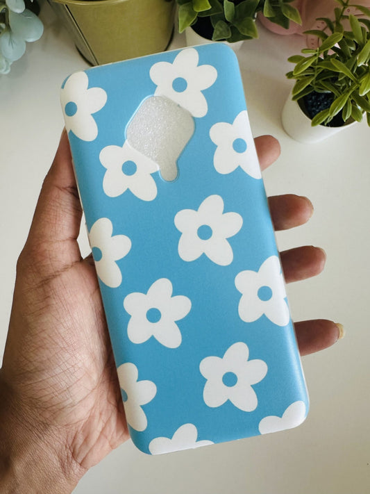 Blue flower case