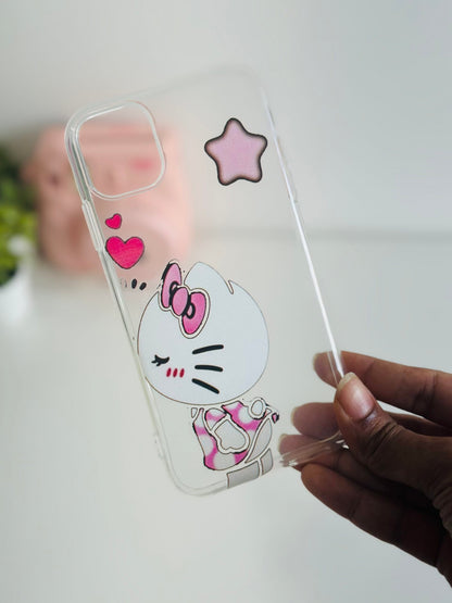 spider man  and hello kitty  couple case