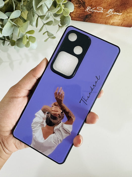 Purple fashion girl case