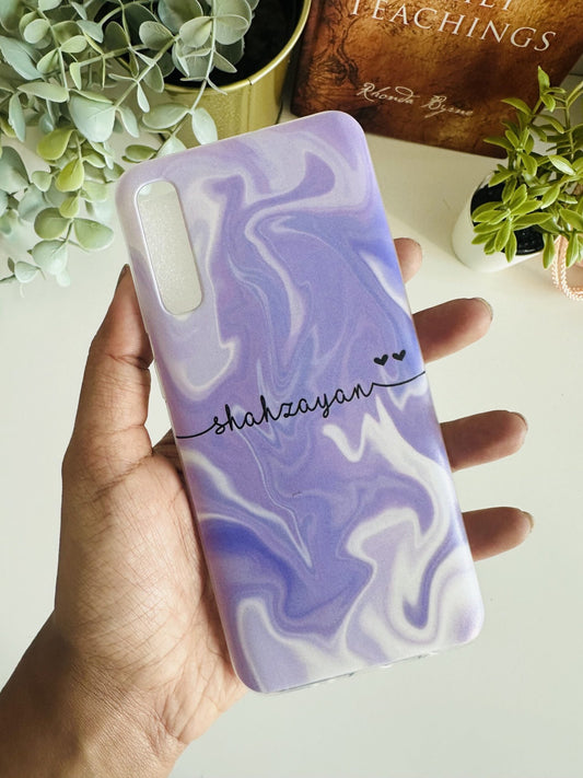Purple marble case