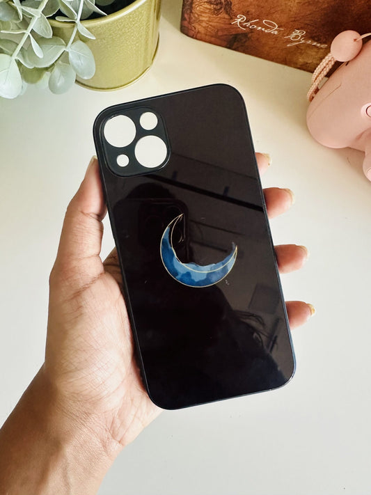 Blue cresent moon case