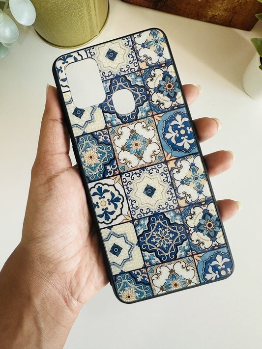 Moroccan blue designer case